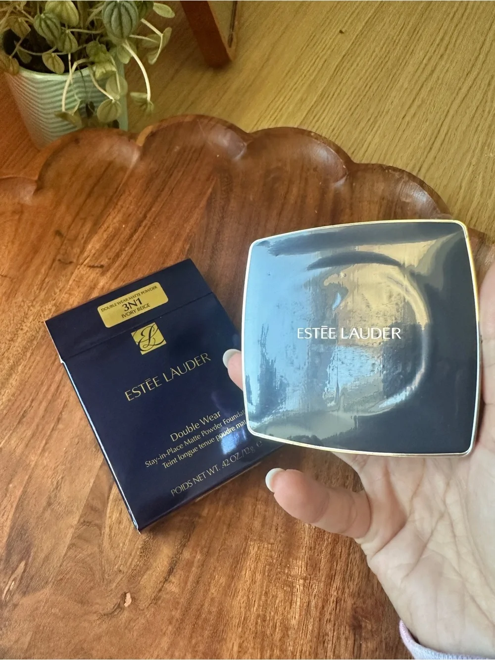 Estee Lauder Double Wear Matte Powder Foundation 3N1 IVORY BEIGE
